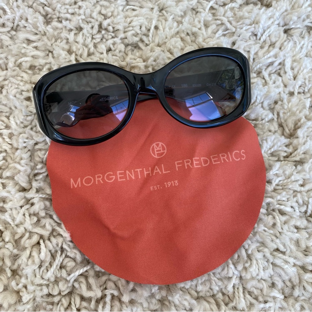 Morgenthal Frederics 186 sunglasses in Black Tortoise